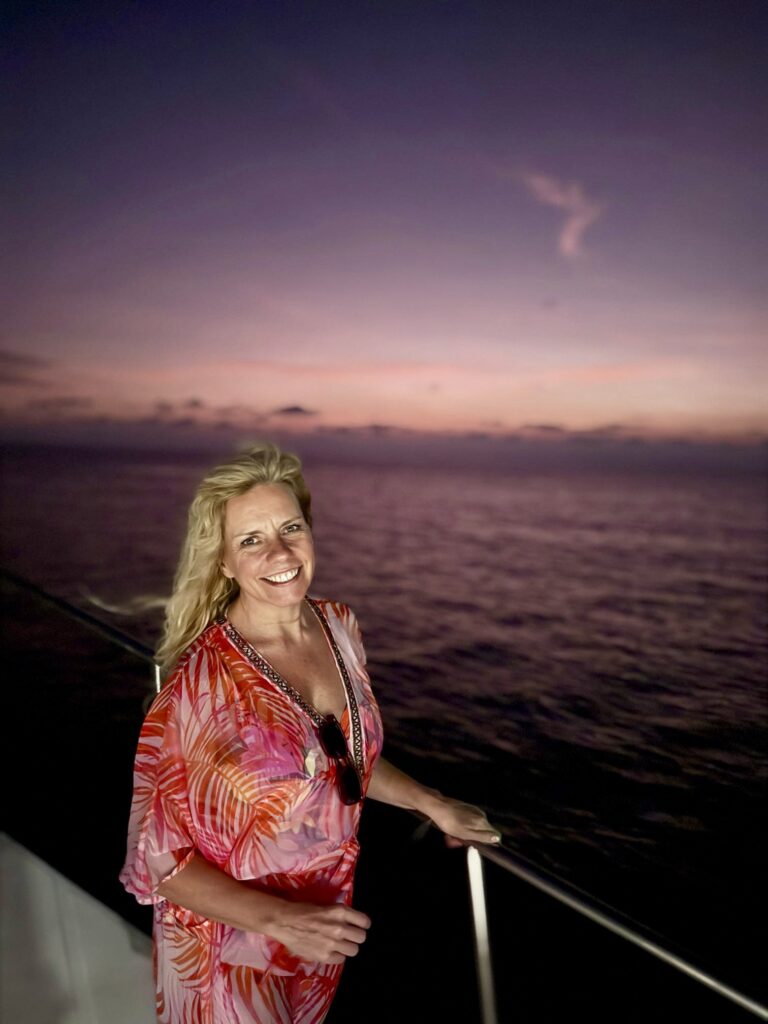 Me on a Boat at Sunset